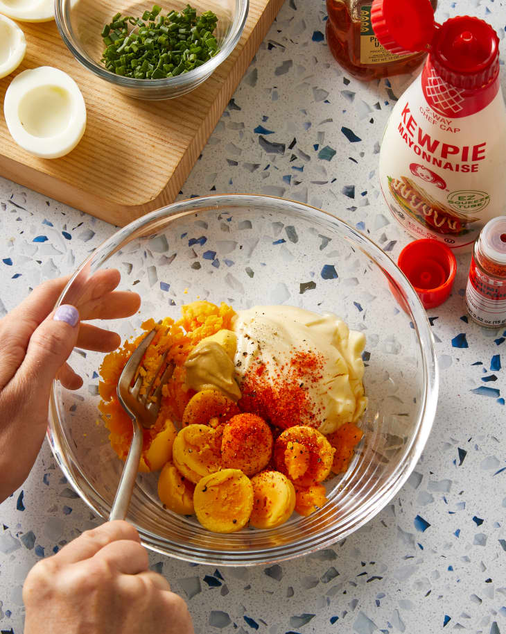 Deviled Eggs with Togarashi and Kewpie Mayo The Kitchn