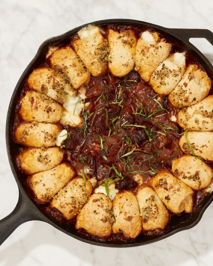 OnePan Italian Beef with Garlic Butter Bread Bombs The Kitchn