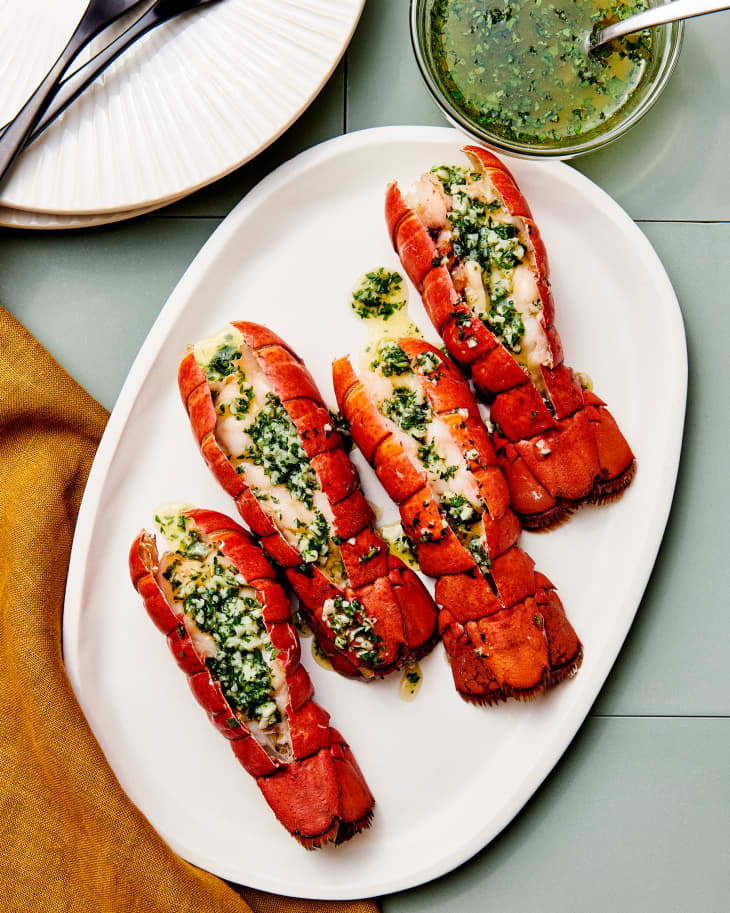 Baked Lobster Tail Recipe (With Lemon Garlic Butter) Kitchn