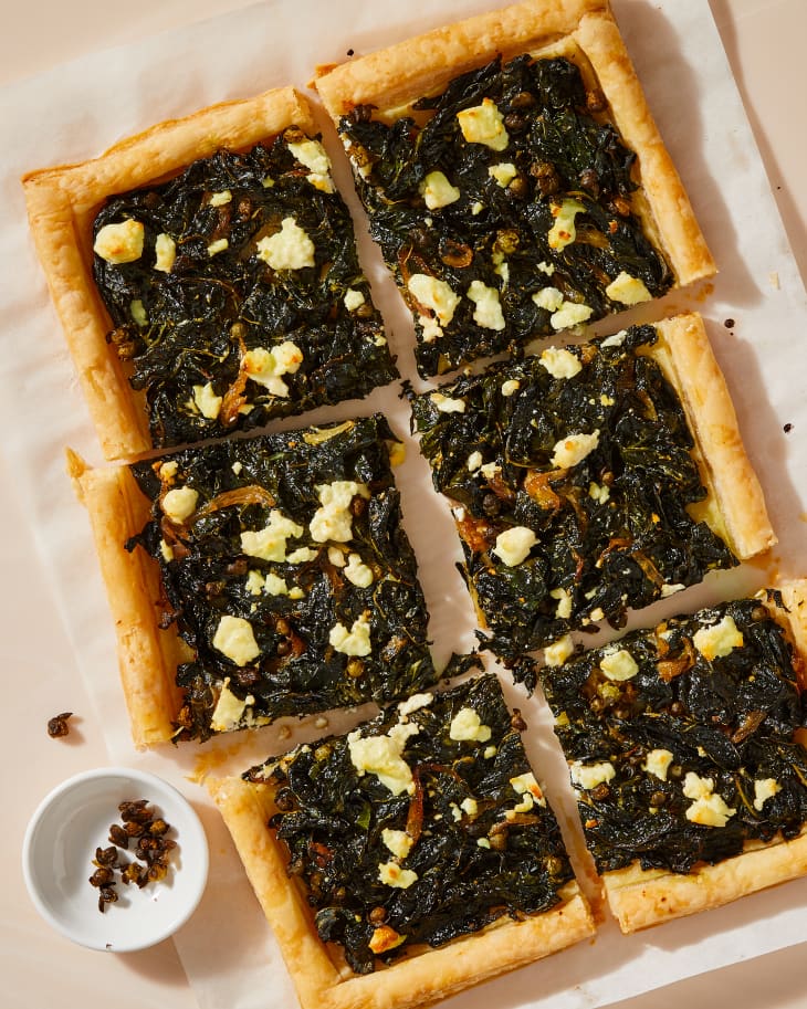 Kale Puff Pastry Tart Recipe (5Ingredients) Kitchn