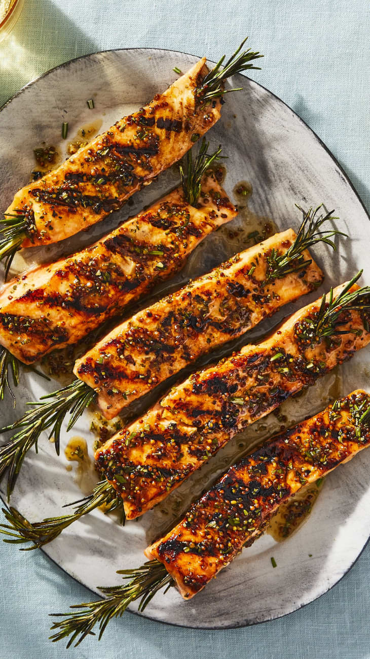 Rosemary Salmon Skewer Recipe Kitchn
