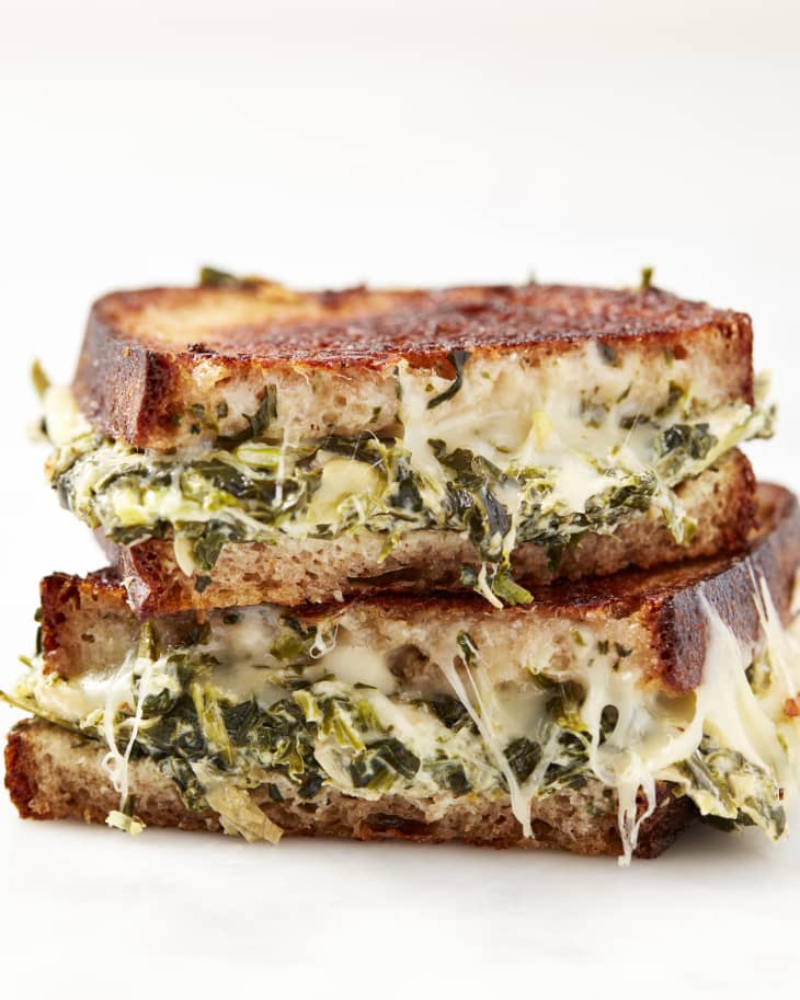 Spinach Artichoke Grilled Cheese Recipe (Easy, Weeknight-Friendly) | Kitchn