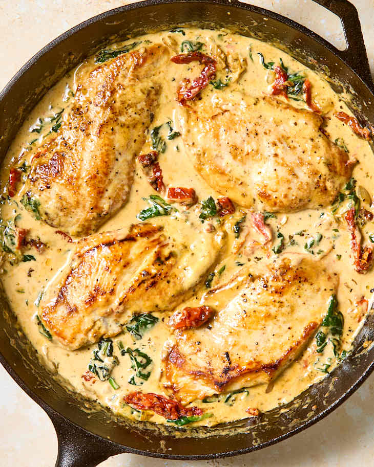 Tuscan Chicken Recipe (Just 8 Ingredients) | The Kitchn