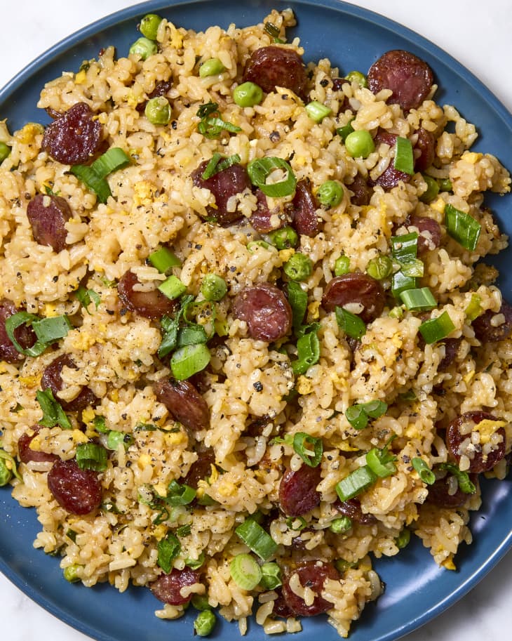Chinese Sausage Fried Rice Recipe (Cooks in 10 Minutes!) | The Kitchn