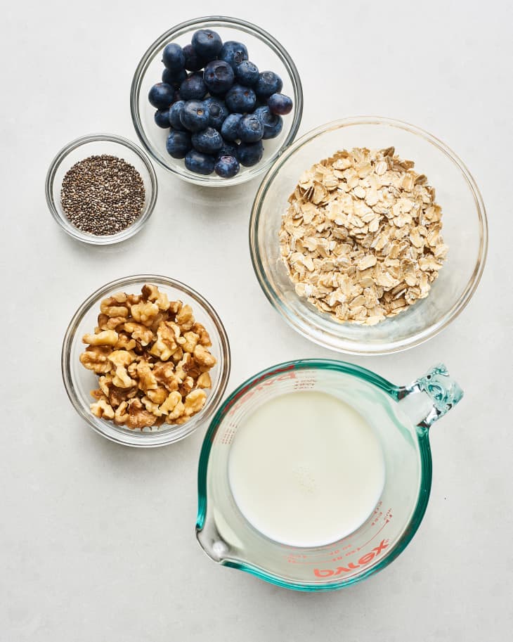 Blueberry Walnut Overnight Oats The Kitchn