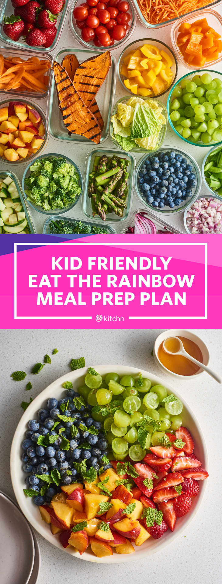 Meal Prep Plan: How to Prep a Week of Colorful Kid-Friendly Meals | The
