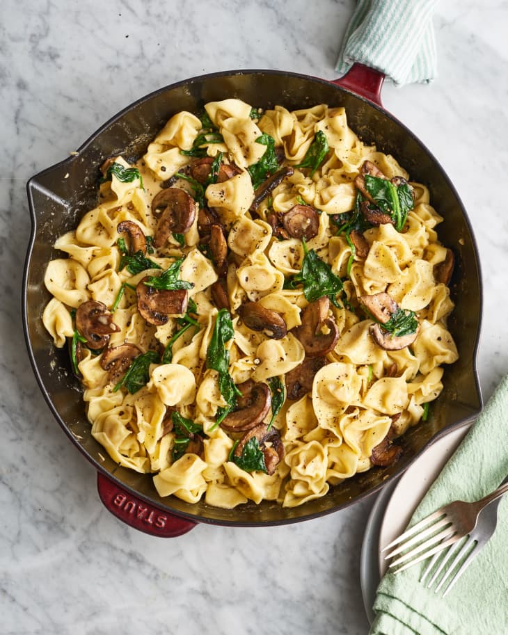 Creamy Mushroom Tortellini Recipe (Quick & Easy) | Kitchn
