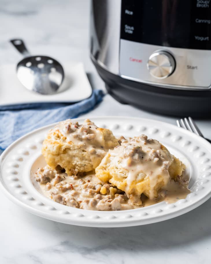 Instant Pot Biscuits and Gravy Kitchn
