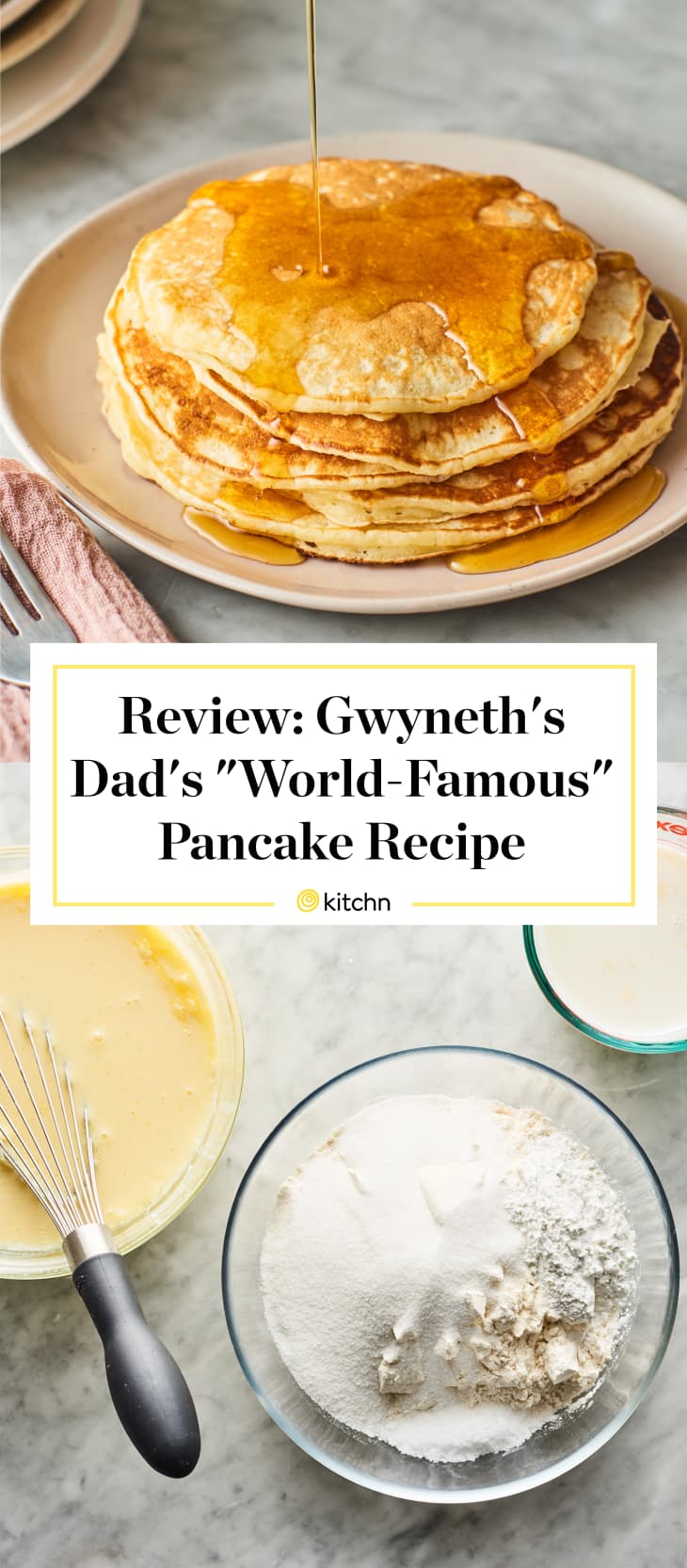 I Tried Dad's WorldFamous Pancake Recipe The Kitchn