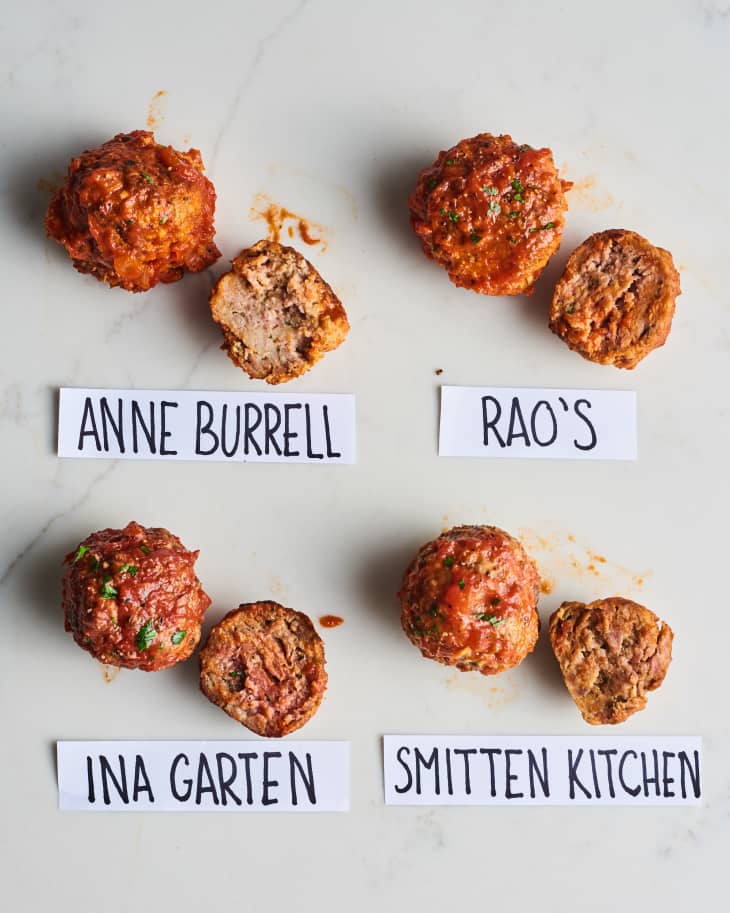 The Best Meatball Recipe We Tested 4 Famous Options The Kitchn