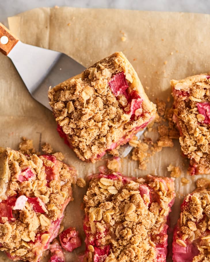 Rhubarb Dream Bars Recipe The Kitchn