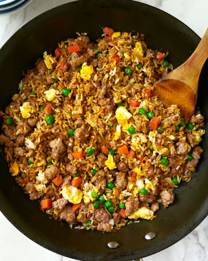 15-Minute Pork Fried Rice Recipe | The Kitchn