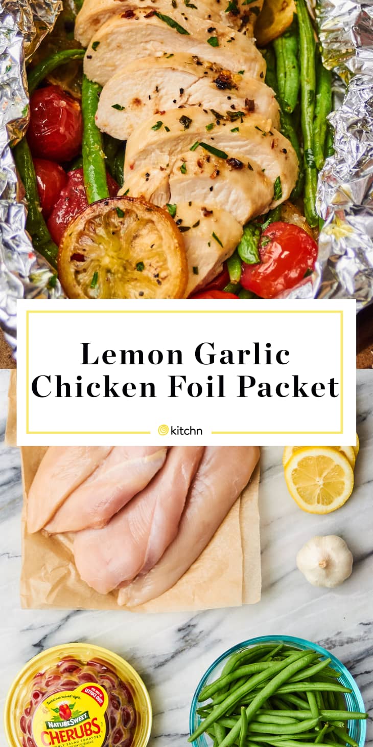 Lemon Garlic Chicken Foil Packets | Kitchn