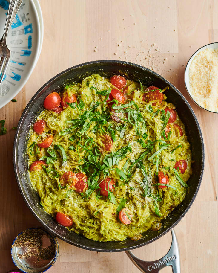 Spaghetti squash pesto cheap