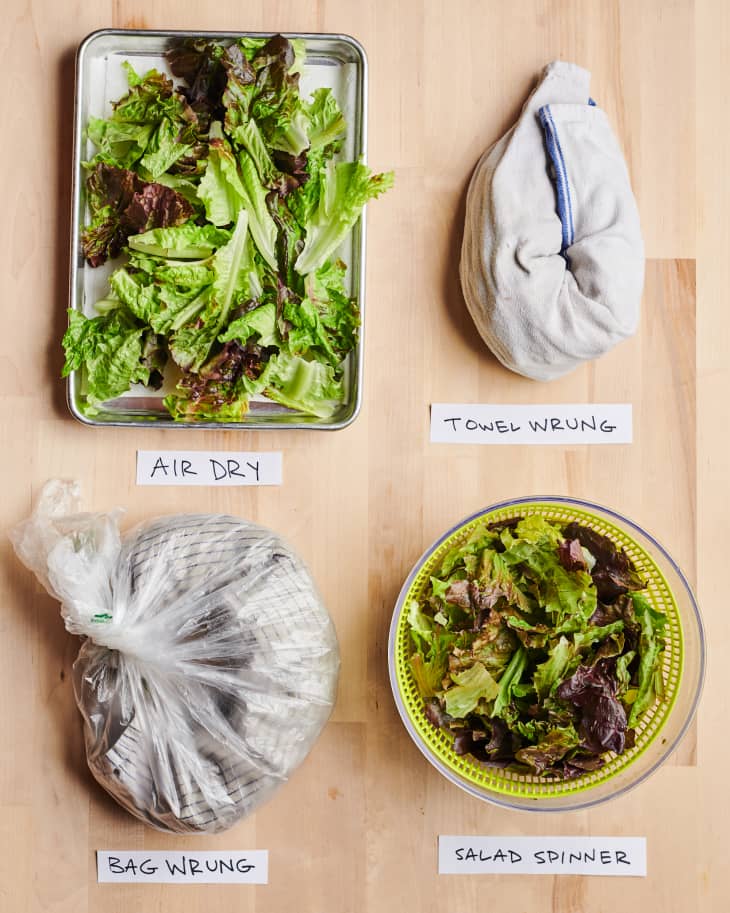 The Best Method for Washing and Drying Salad Greens The Kitchn