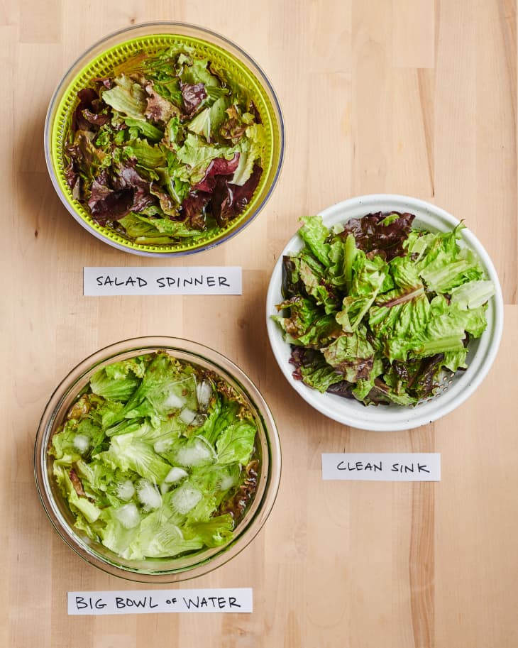 The Best Method for Washing and Drying Salad Greens The Kitchn