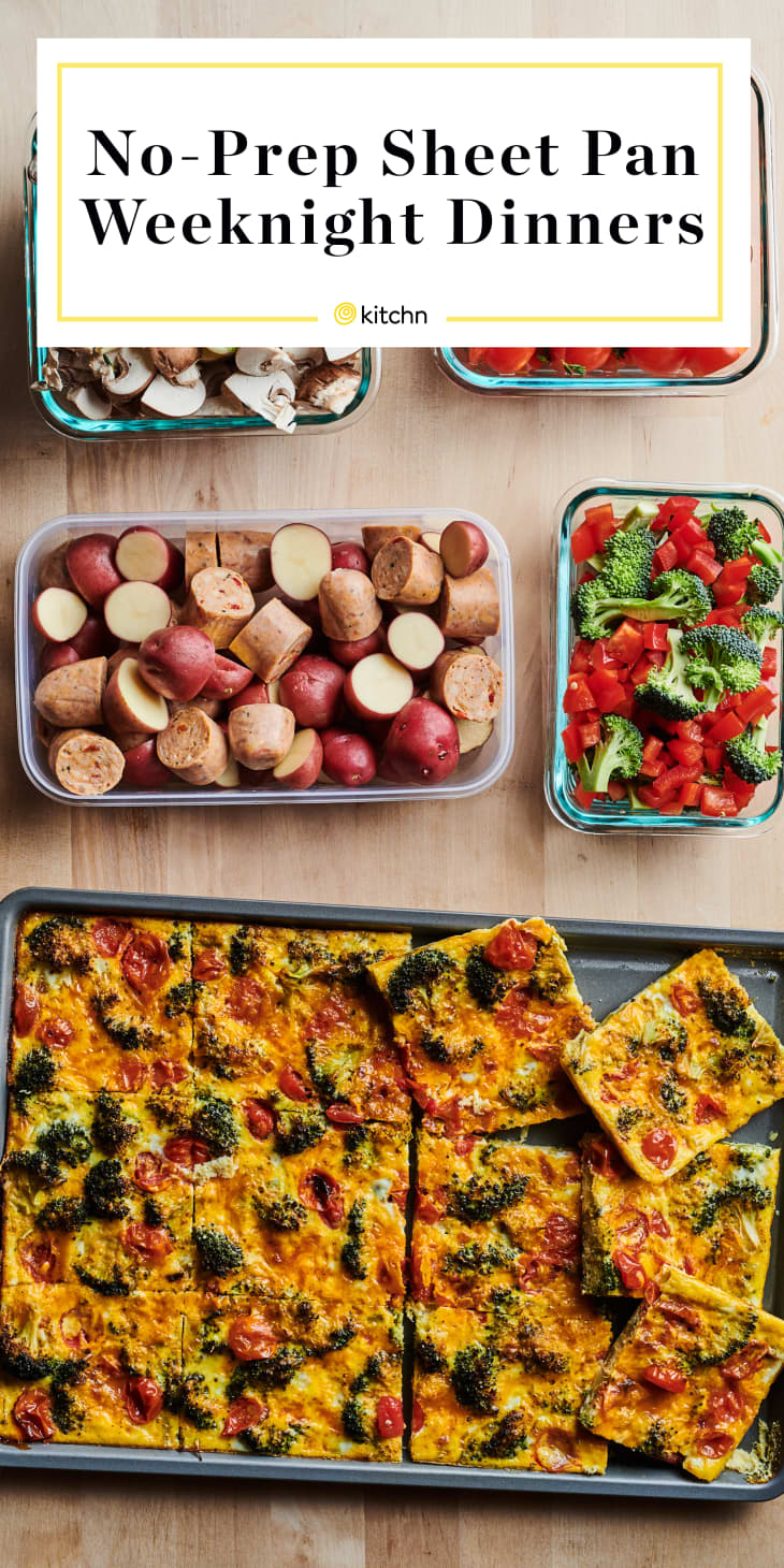 Easy Sheet Pan Dinner Meal Prep with No Weeknight Prep Kitchn