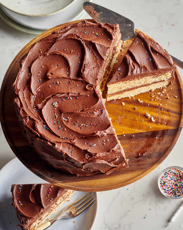 I Tried King Arthur s Classic Birthday Cake Recipe The Kitchn