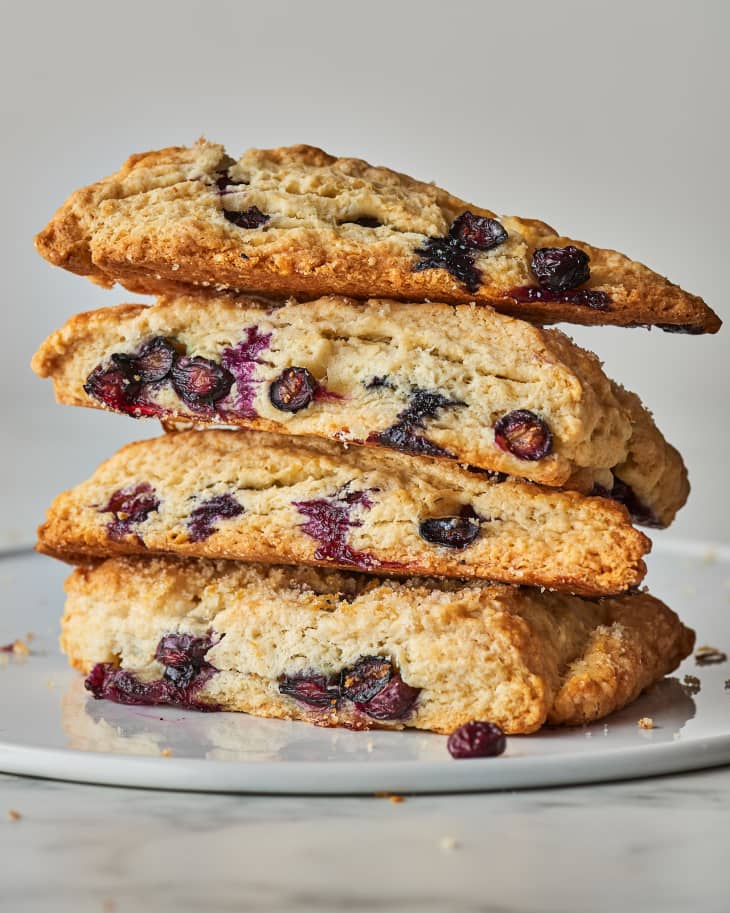 Flaky Blueberry Scones Recipe | The Kitchn