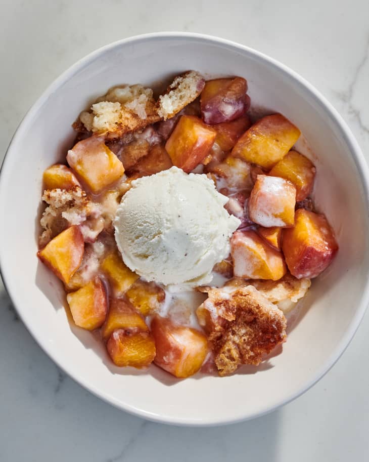 I Tried Renee Erikson's Peach Cobbler Recipe The Kitchn
