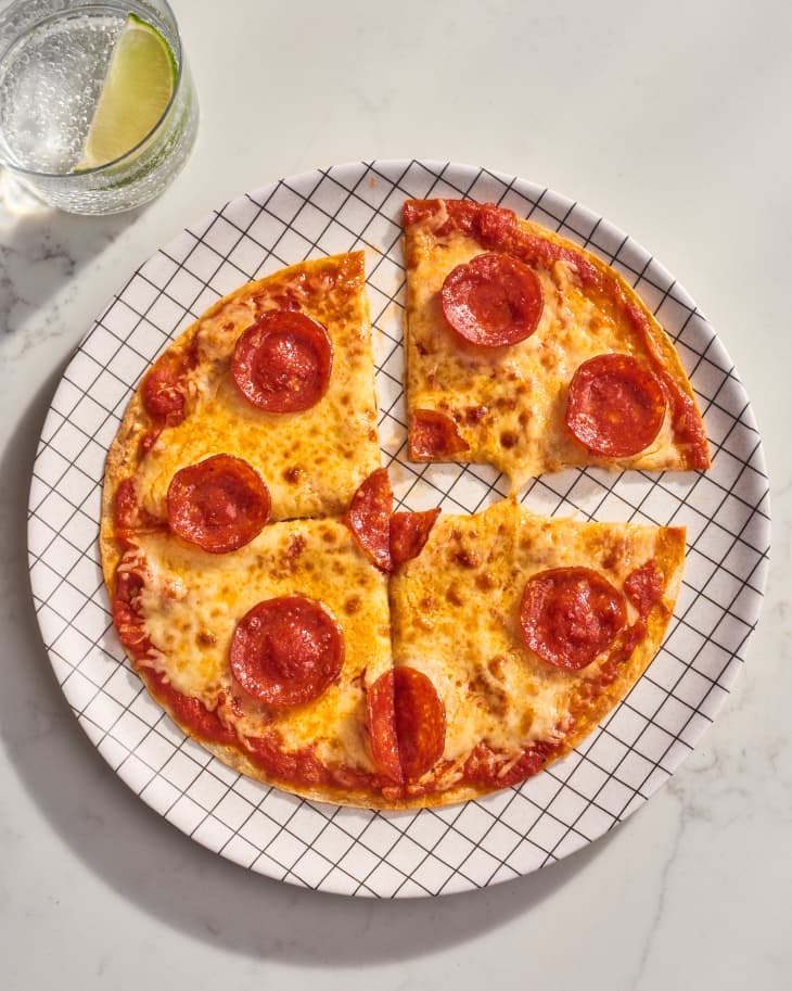 CastIron Tortilla Pizza Recipe The Kitchn