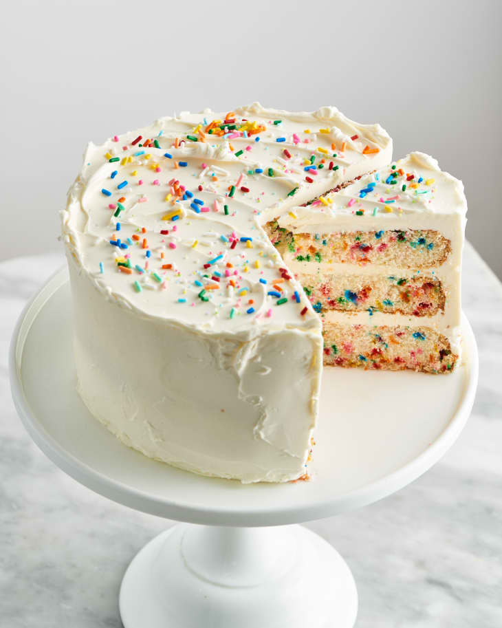 I Tried Martha Stewart's Sprinkle Cake Recipe The Kitchn
