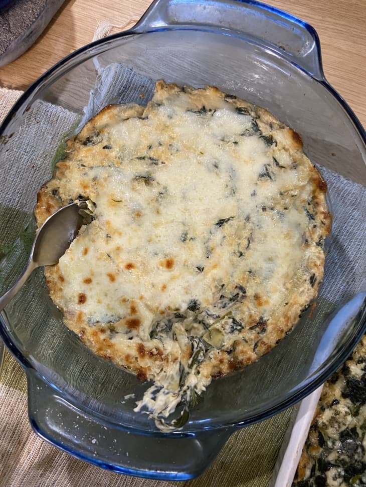 I Tried A Cozy Kitchen's Spinach Artichoke Dip | The Kitchn