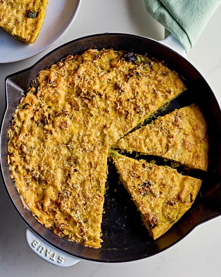 Smoky Brussels Sprouts Frittata Recipe Kitchn