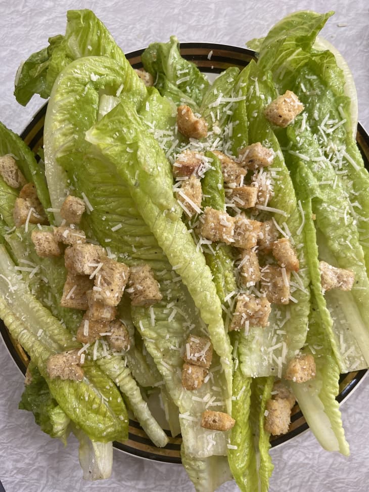 I Tried Julia Child's Caesar Salad Recipe The Kitchn