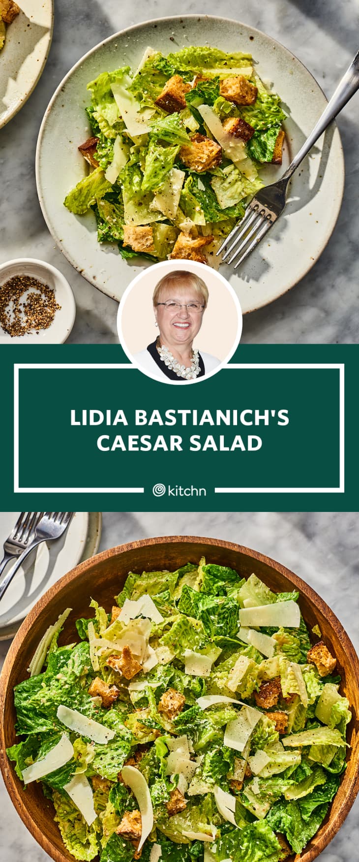 I Tried Lidia Bastianich's Caesar Salad Recipe The Kitchn