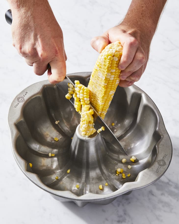 The Best Way to Cut Corn from the Cob The Kitchn