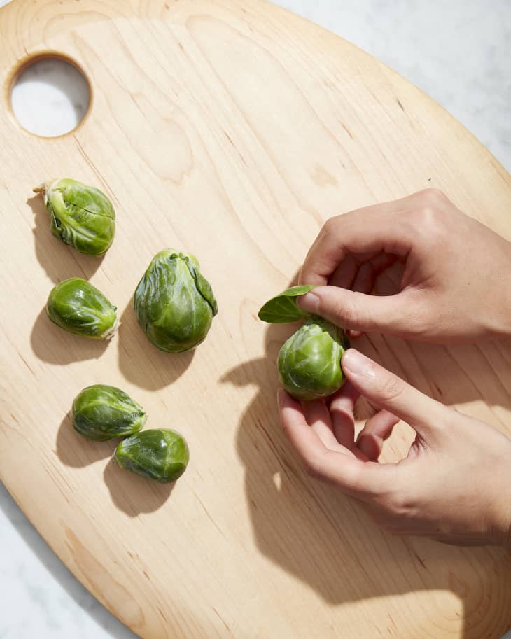 How to Shave Brussels Sprouts 3 Ways StepbyStep Photo Guide The Kitchn