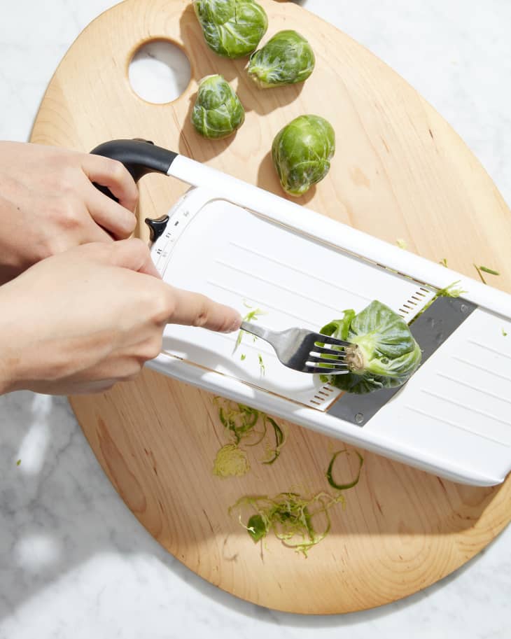 How to Shave Brussels Sprouts 3 Ways StepbyStep Photo Guide The Kitchn