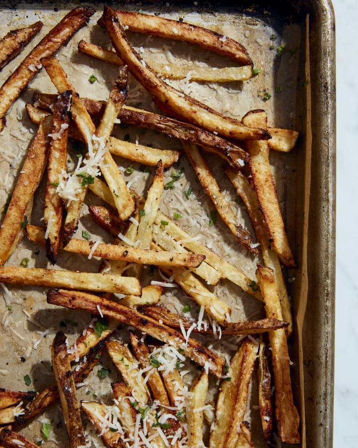 The Best Way To Make Crispy Oven Fries The Kitchn   Skills Showdown Oven Fries 535