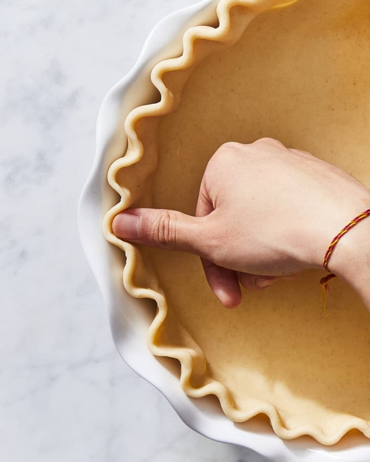 How to Crimp Pie Crust Like a Pro Baker The Kitchn