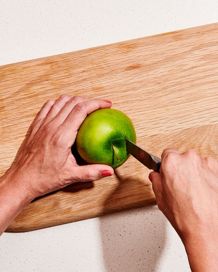 How to Core an Apple Without a Corer The Kitchn