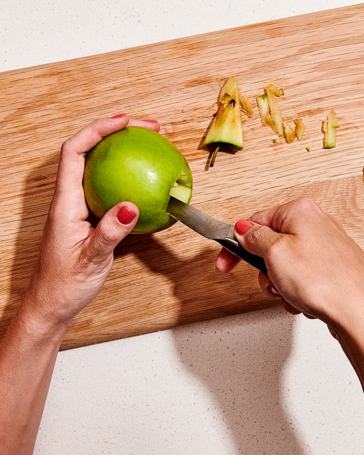 How to Core an Apple Without a Corer The Kitchn