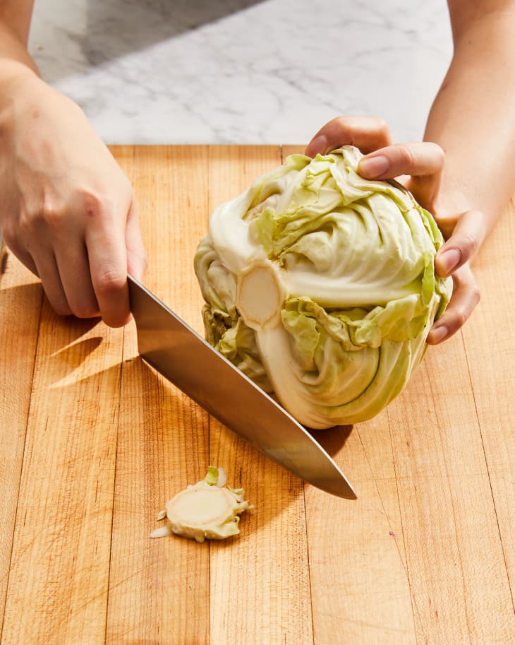 How to Cut Cabbage The Easiest Methods The Kitchn