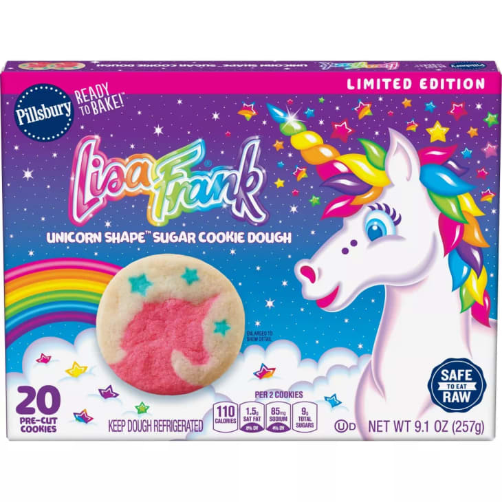 Pillsbury ReadytoBake Lisa Frank Unicorn Shape Sugar Cookie Dough