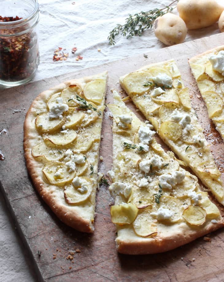 Recipe Truffled Potato & Goat Cheese Flatbread The Kitchn