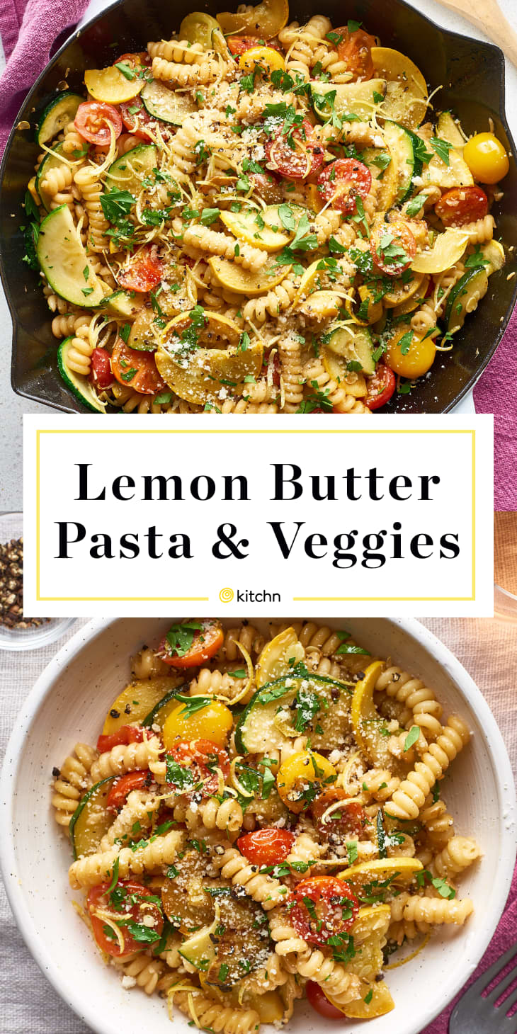 Lemon Butter Pasta Veggies The Kitchn