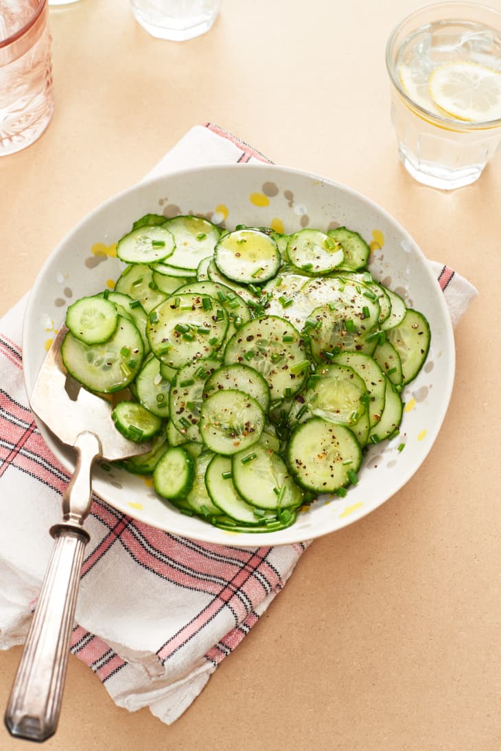 Tangy Cucumber Salad Recipe (QuickPickled) The Kitchn