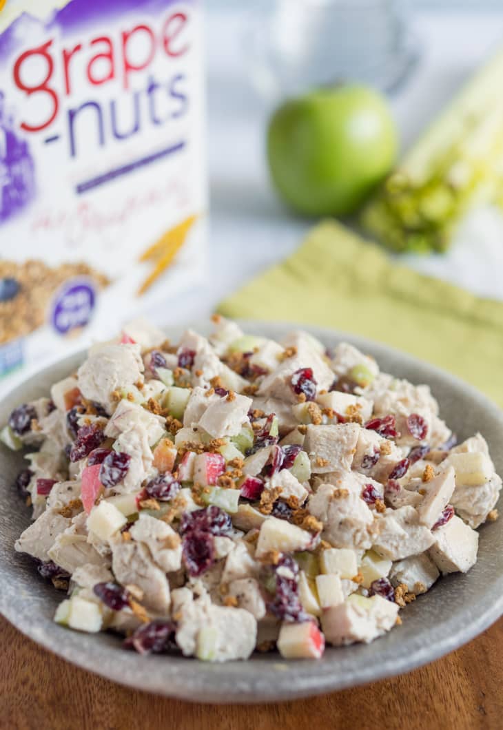 Recipe Crunchy Chicken Salad with GrapeNuts and Cranberries Kitchn