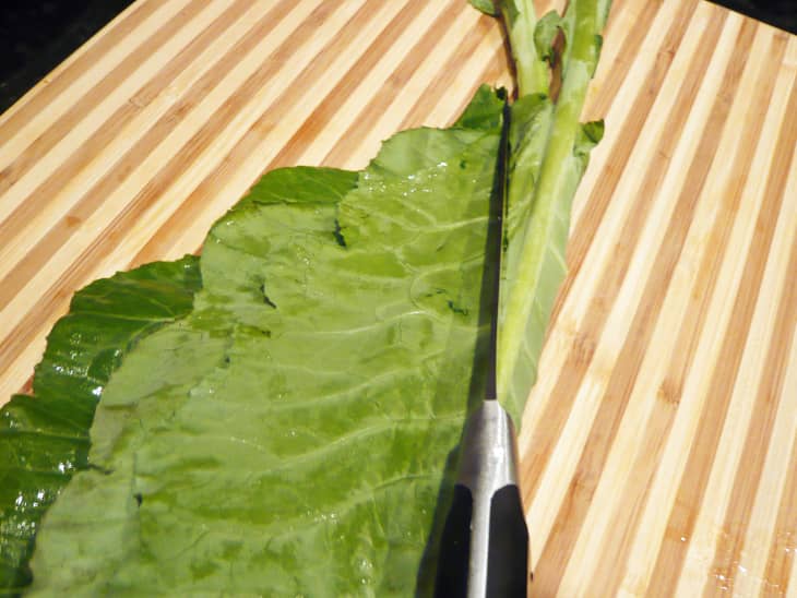 How I Cut Up Tough Greens The Kitchn