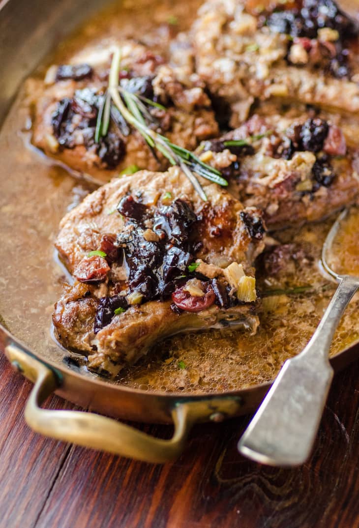 Pork Chops with Apples - Nourish and Fete | The Kitchn