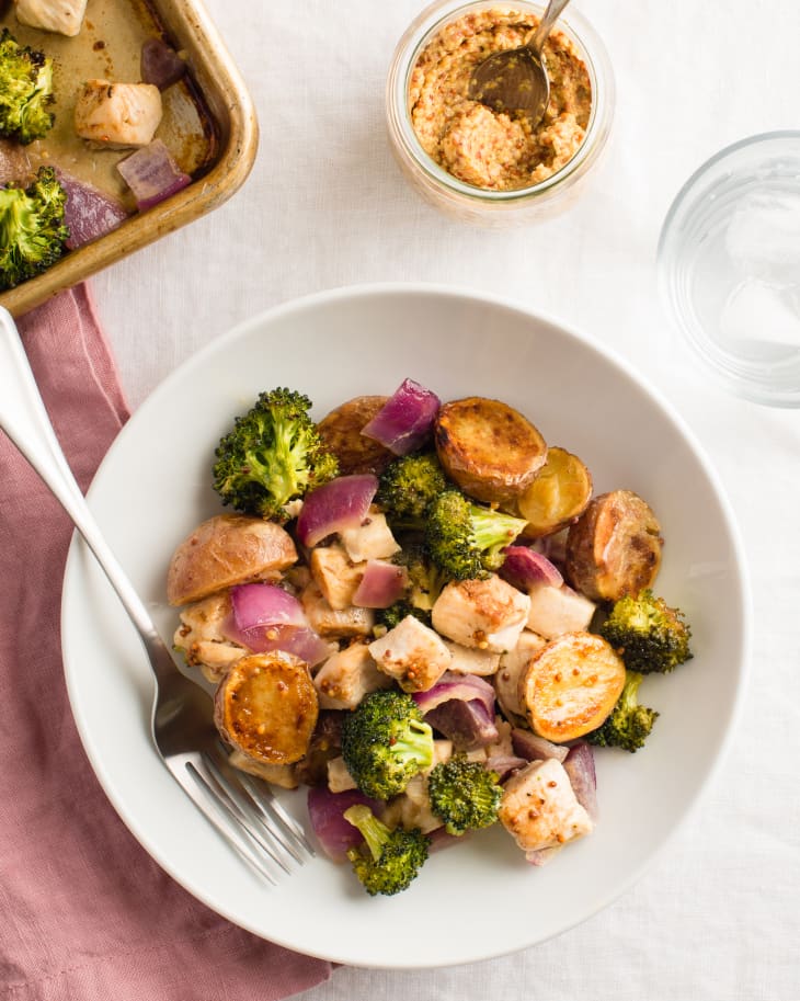 Sheet Pan HoneyDijon Chicken Recipe (With Vegetables) The Kitchn