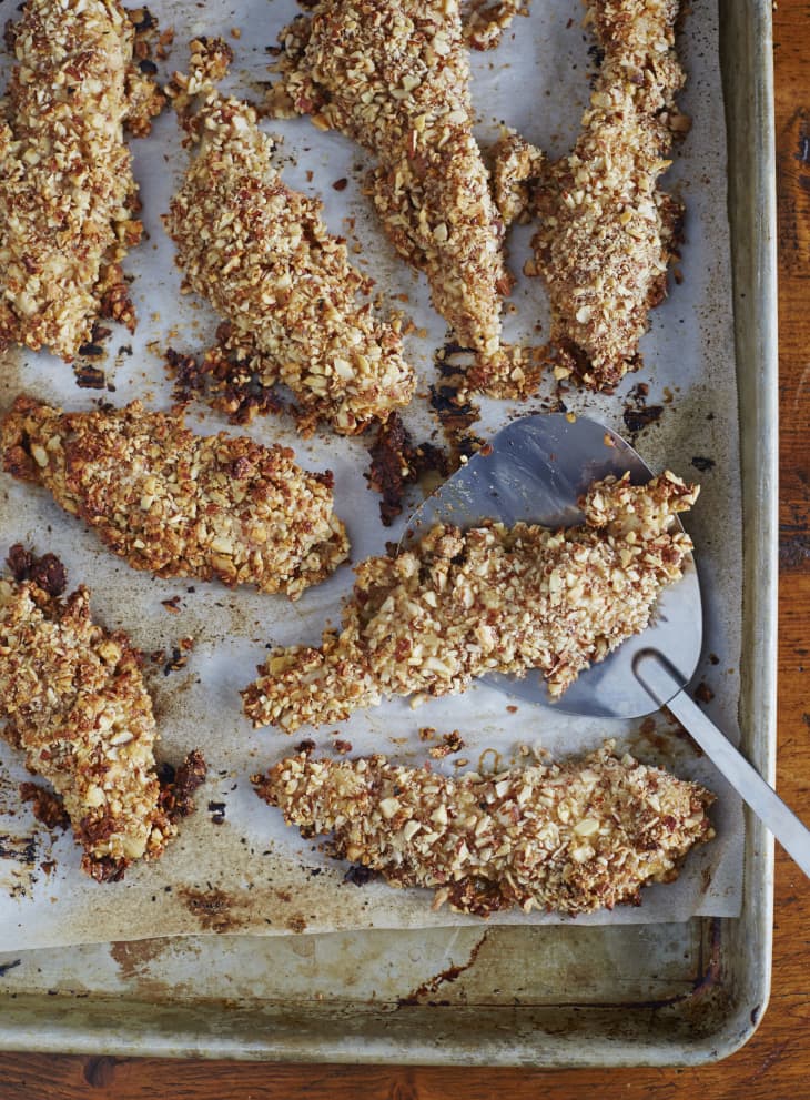 Recipe: Almond-Crusted Chicken Tenders with Honey Mustard | The Kitchn