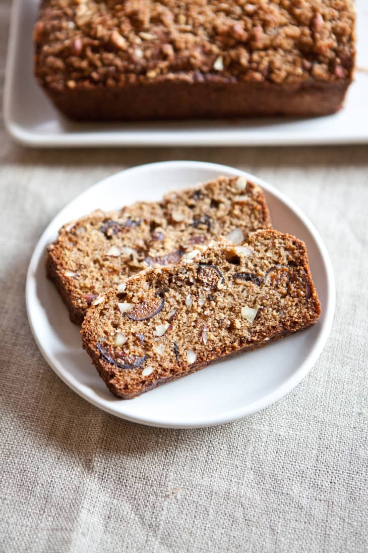 Recipe AlmondFig Breakfast Quick Bread Kitchn