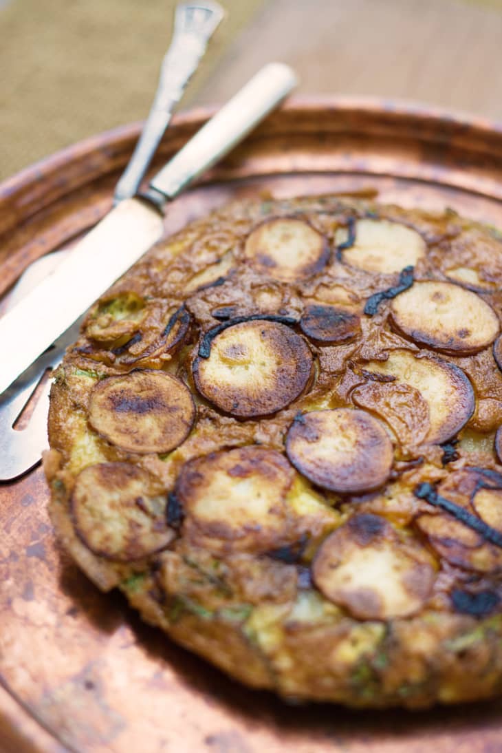 Recipe: Tortilla Espanola with Rainbow Chard | The Kitchn