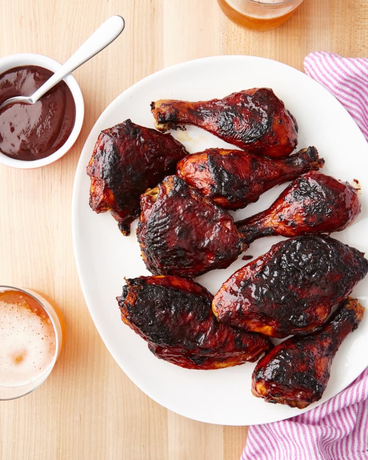 Oven Baked BBQ Chicken Recipe The Kitchn